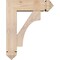 Ekena Millwork Westlake Arts and Crafts Smooth Bracket w/ Offset Brace, Douglas Fir, 5 1/2"W x 16"D x 20"H BKT0604X16X20WTL03SDF - alternate 4